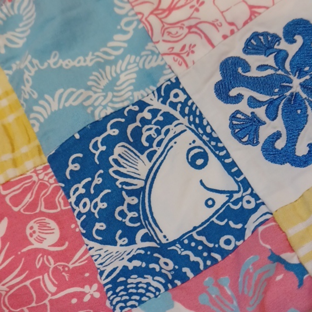 Lilly Pulitzer Sewn Patchwork Skort - image 8